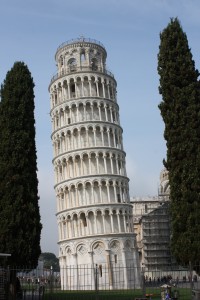 The only building in the world which leans more than the towers in Doha's West Bay!