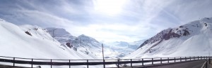 A Beautiful day looking down the Julier Pass