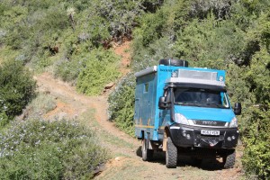 A narrow track in the Addo 4x4 trail