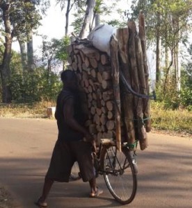 They know how to load-up bikes in Malawi!!