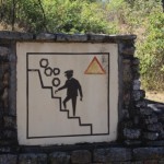 Beware of men with flat-caps and no feet, blowing bubbles whilst climbing stairs!