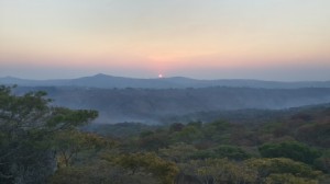 Sunset over Ntchisi with a bit of Malawian Murk