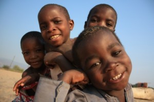 Not Madonna's kids, but they all still like to pose!