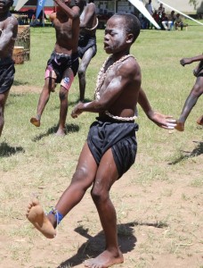 African Hokey Kokey. You put your right leg in...