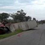 overturned lorry in tanzania