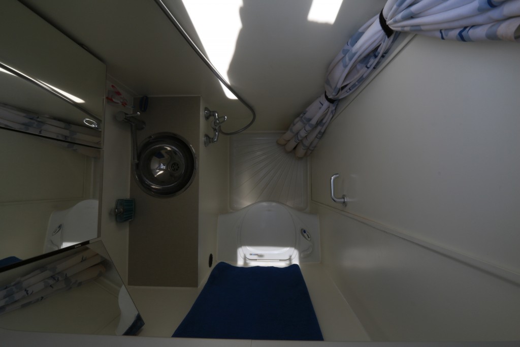 camper truck interior bathroom