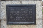 livingstone plaque