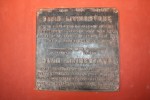 livingstone plaque