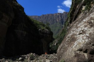 All looks fine at the start of the gorge