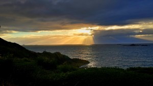 normandy sunset