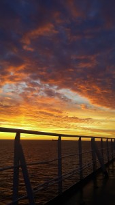 Stunning sunsets off-shore Brazil