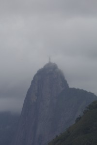 Rio from a distance - he might have just seen us sneaking past!