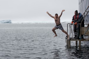 polar plunge Antarctica