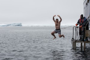 polar plunge Antarctica