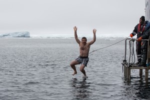 polar plunge Antarctica