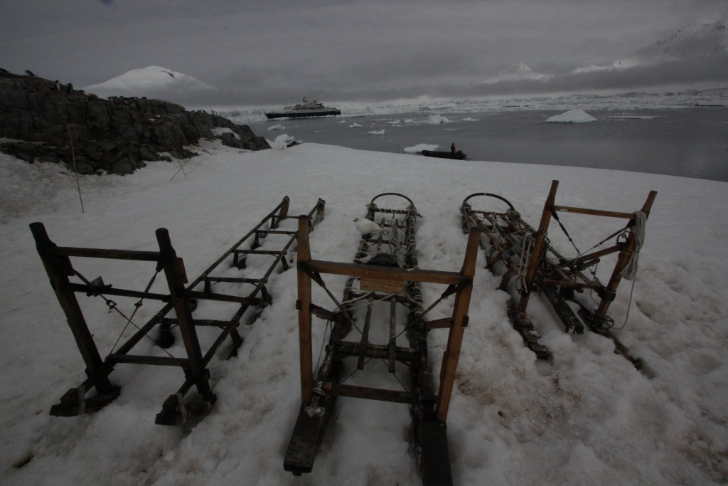 sleighs Antarctica