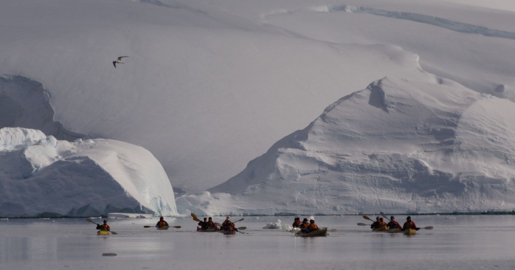 kayaks Antarctica