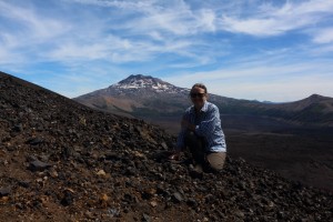 On the rim of Christmas Crater