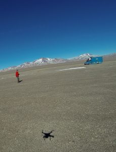 Drone on the altiplano