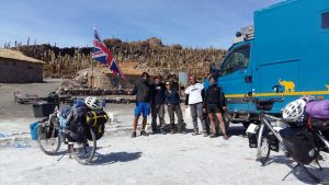 Brits on the Salar de Uyuni Bolivia