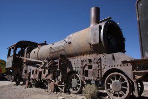 Train yard Uyuni Bolivia