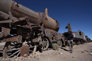 Train yard Uyuni Bolivia