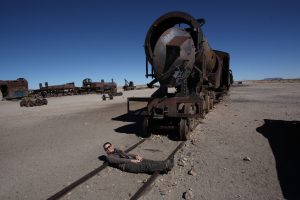 Train yard Uyuni Bolivia