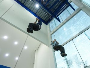 Abseil training for Abismo Anhumas