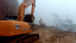 Mud-movers at work