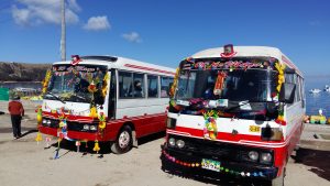 Blessed buses - Lake Titicaca Copacabana Bolivia