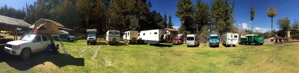 Cuthbert reunited with truck-chums in Cusco