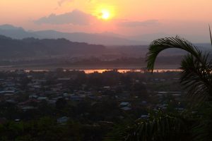 Great sunset from Cuthbert's camp above Rurrenabaque