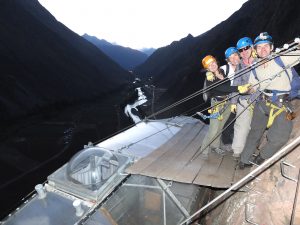 skylodge arrival Sacred Valley Peru