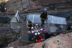 skylodge breakfast Sacred Valley Peru