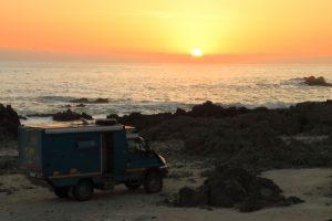 peru beach sunset