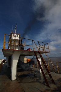 Amazon river barge