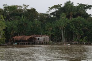 Amazon river village