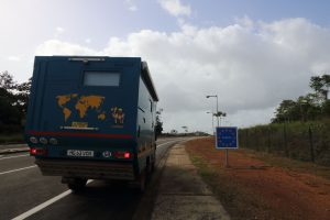 arrival french guiana