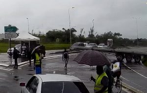 road blocks french guiana