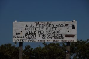 Rupununi village sign