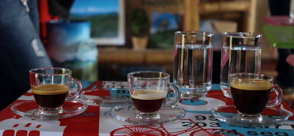 Colombian Coffee tasting