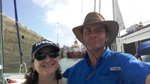 panama canal selfie