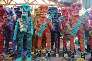 colourful skeletons