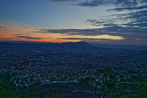 Sunset over Tuxtla Gutierrez