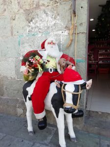 santa cows