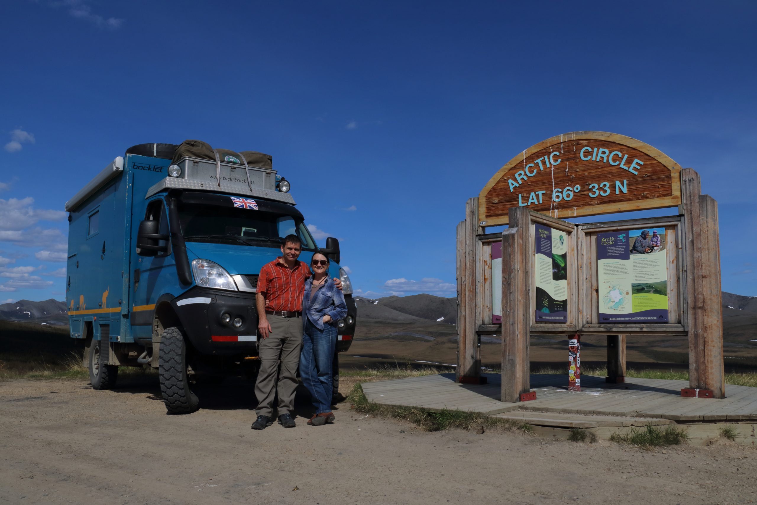 iveco daily 4x4 at arctic circle yukon