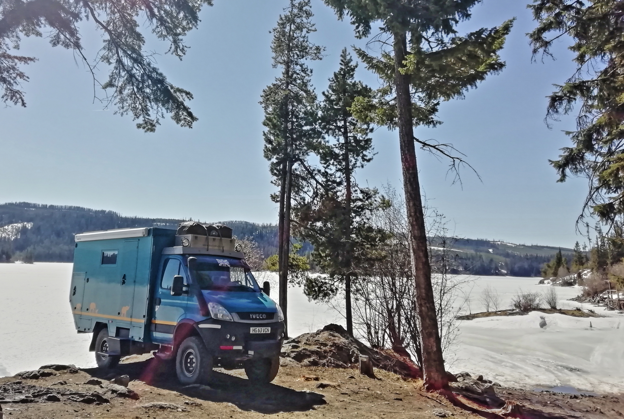 overlanding western canada Iveco daily 4x4 