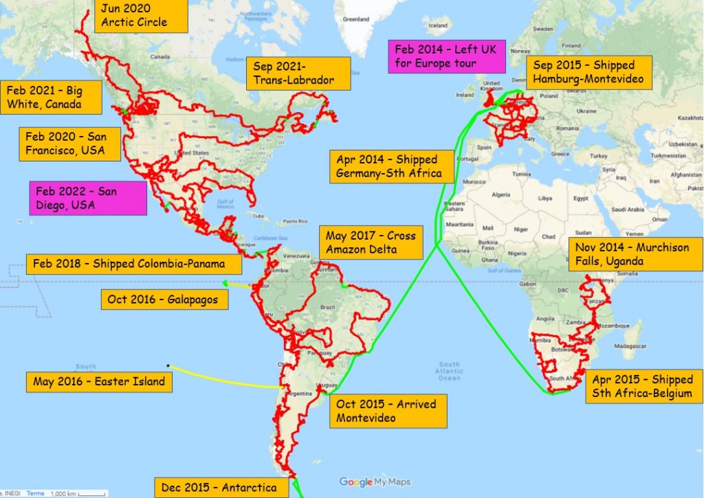 map of overlanding routes