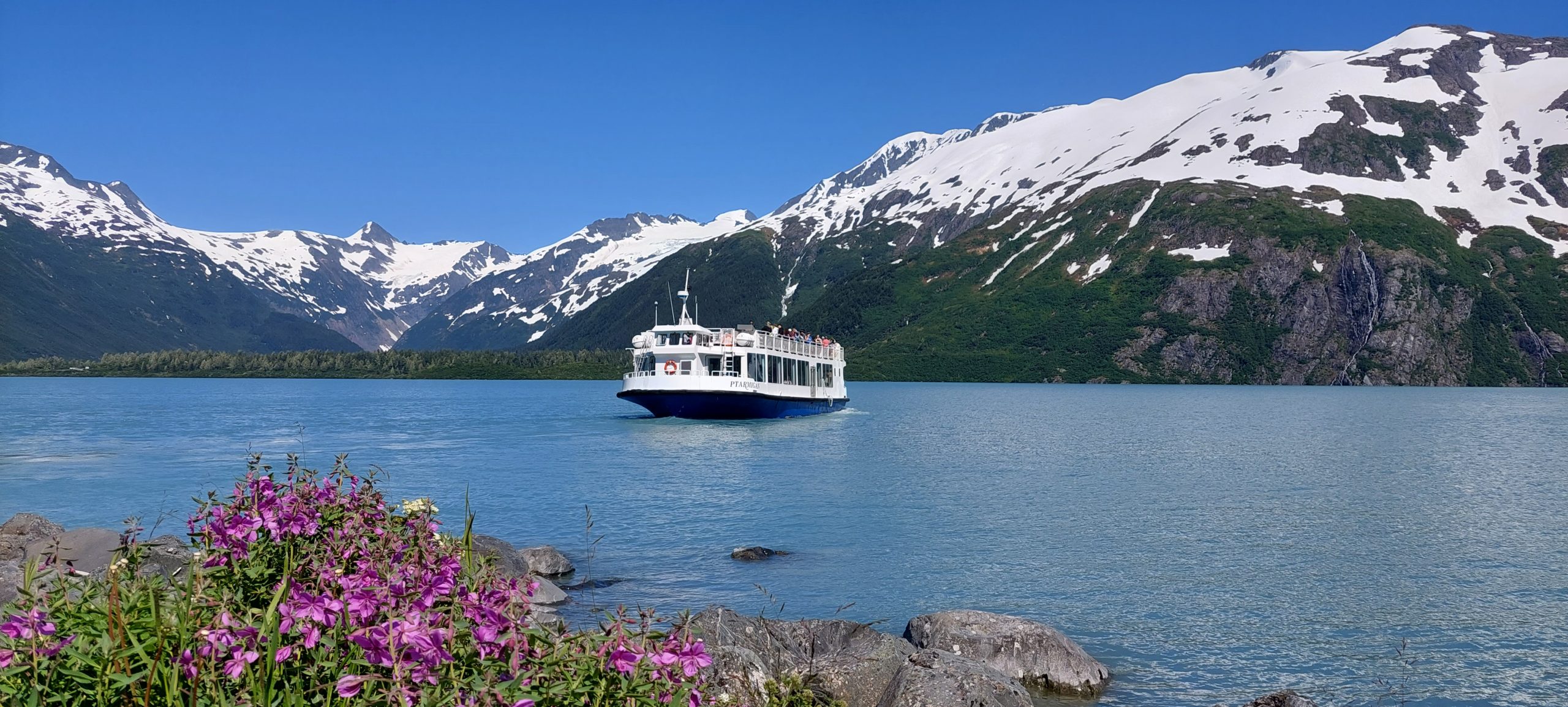 boat on Portage lake AK