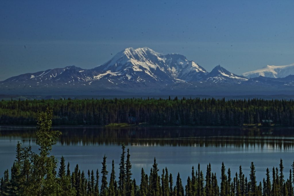 overlanding central alaska mountain view